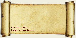 Tijana Prokić vizit kartica